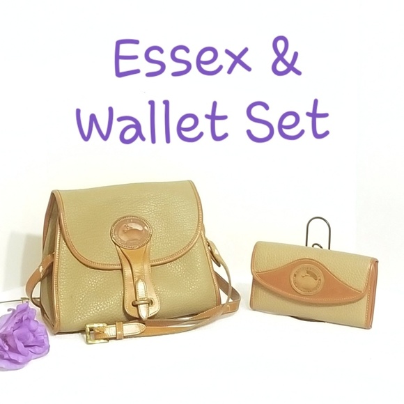 Dooney & Bourke Handbags - Vintage Dooney & Bourke Essex and Wallet Set